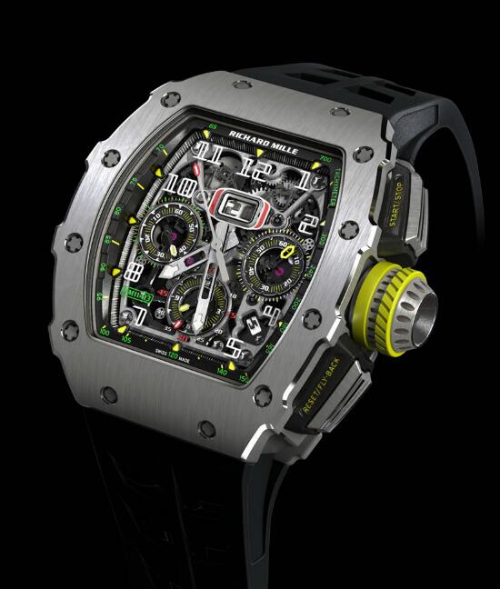 Replica Richard Mille RM 011 watch RM 11-03 AUTOMATIC FLYBACK CHRONOGRAPH Titanium swiss movement